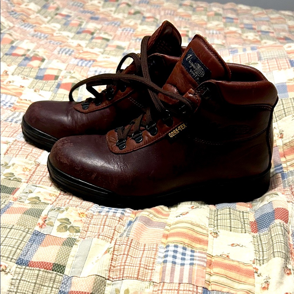 Vasque Dark Brown Leather Gore-Tex hiking boots
